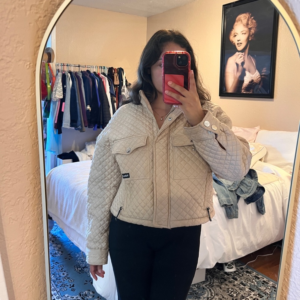 Quilted Beige Jacket